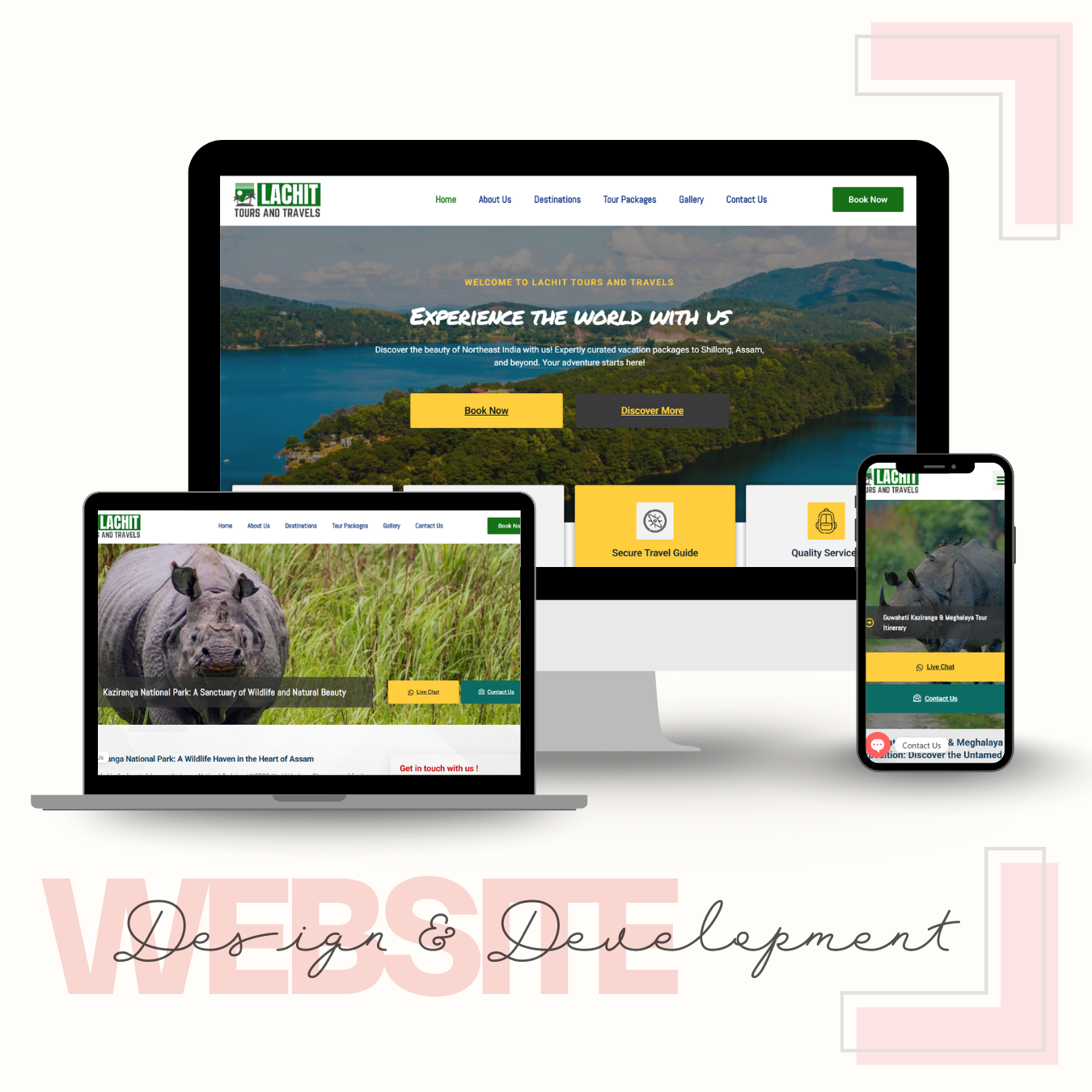 Travel Agency Website Design & Development