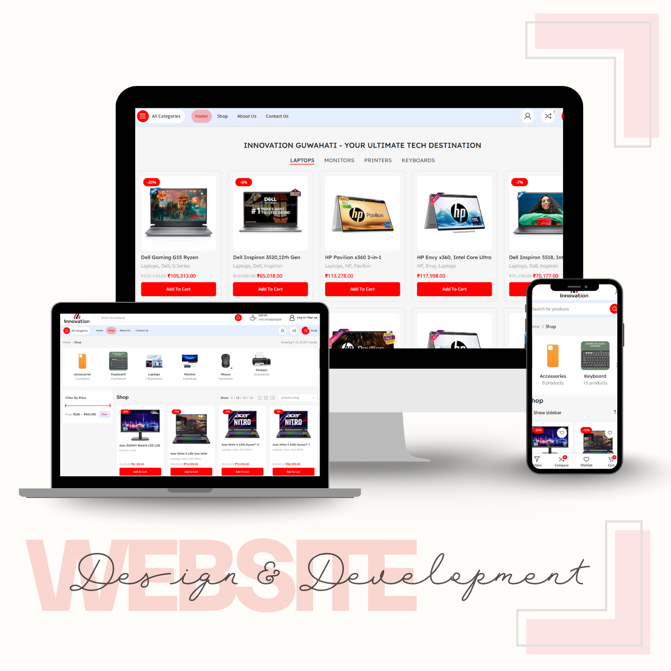 ECommerce Website Design & Development