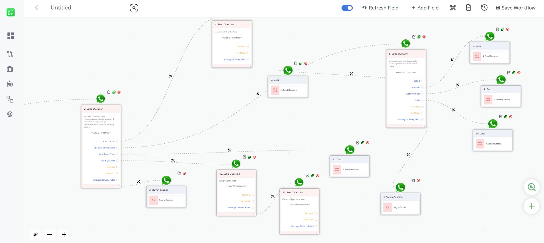 Workflow – Build Chatbots Easily with Drag & Drop, No Coding Needed