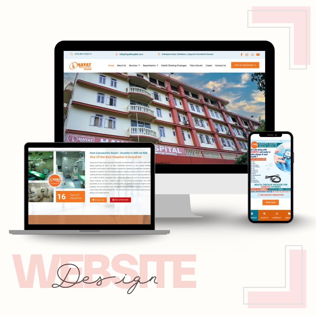 Hospital Website Design & Development