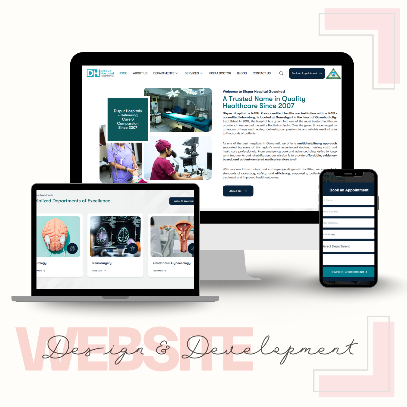 Hospital Website Design & Development