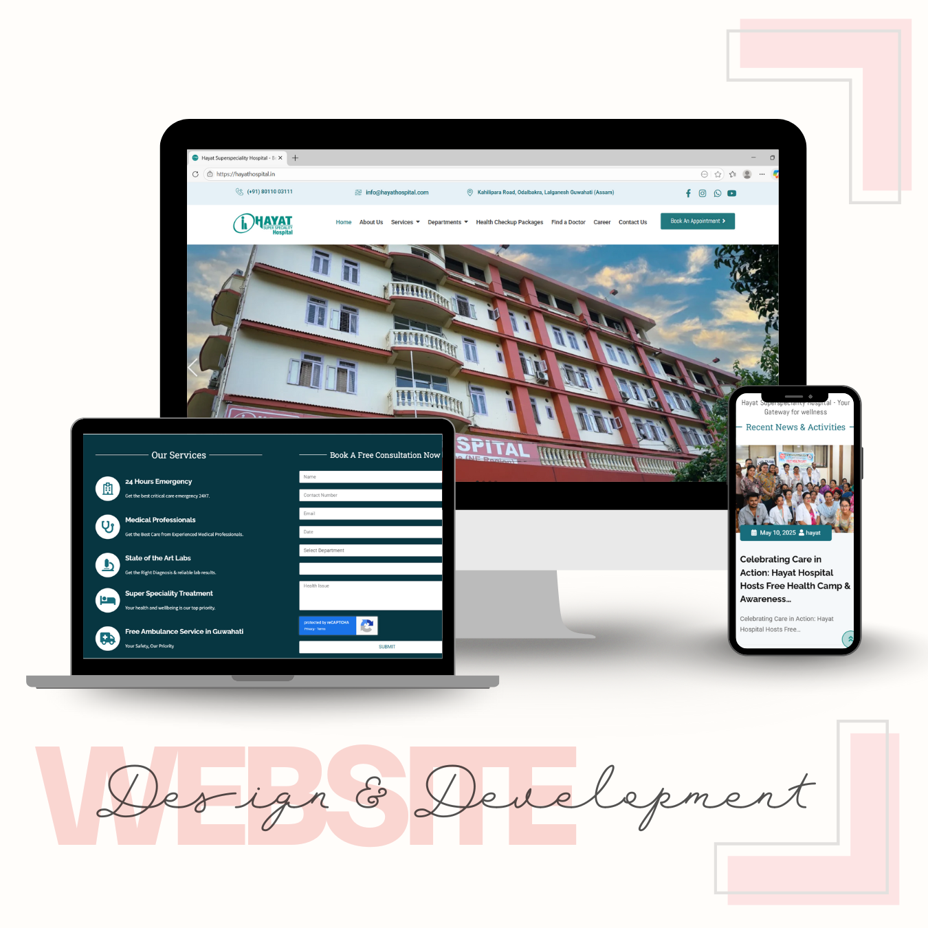 Hospital Website Design & Development