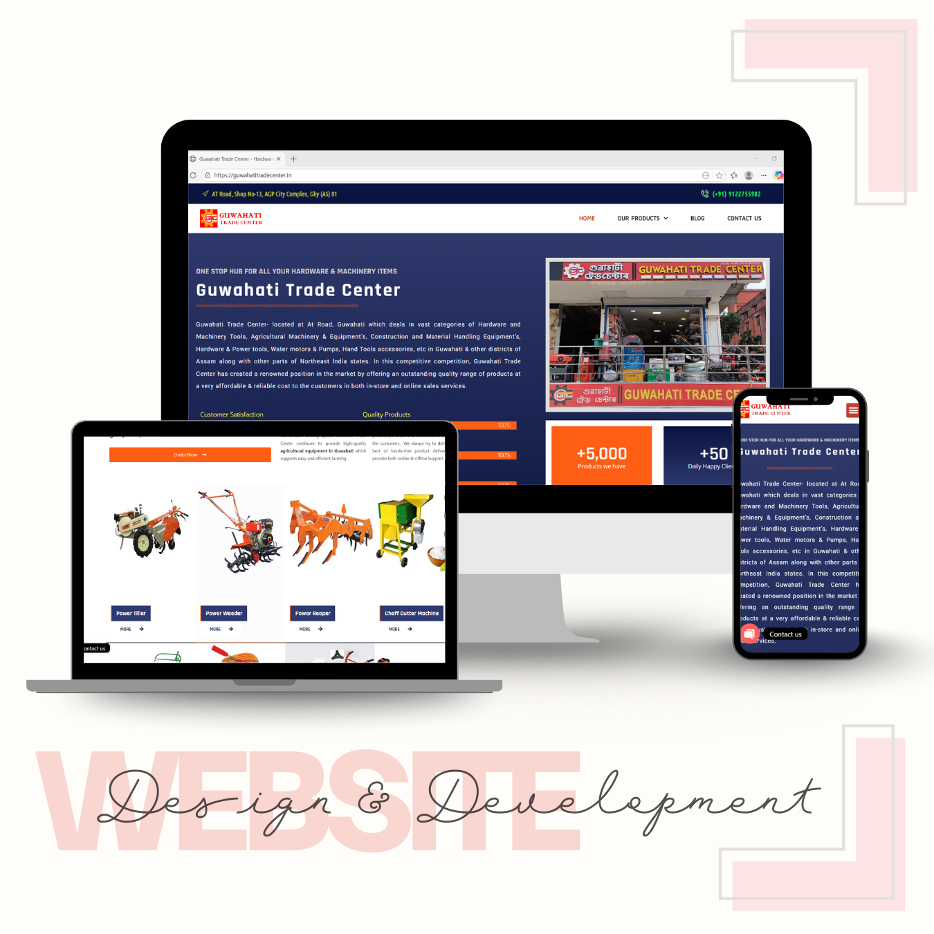 Product Based Website Design & Development