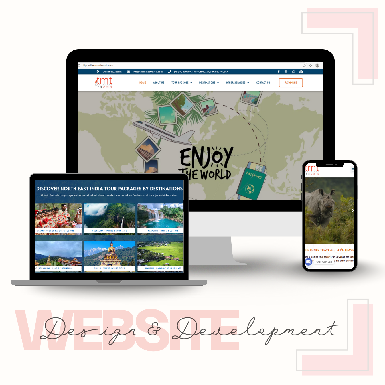 Travel Agency Website Design & Development